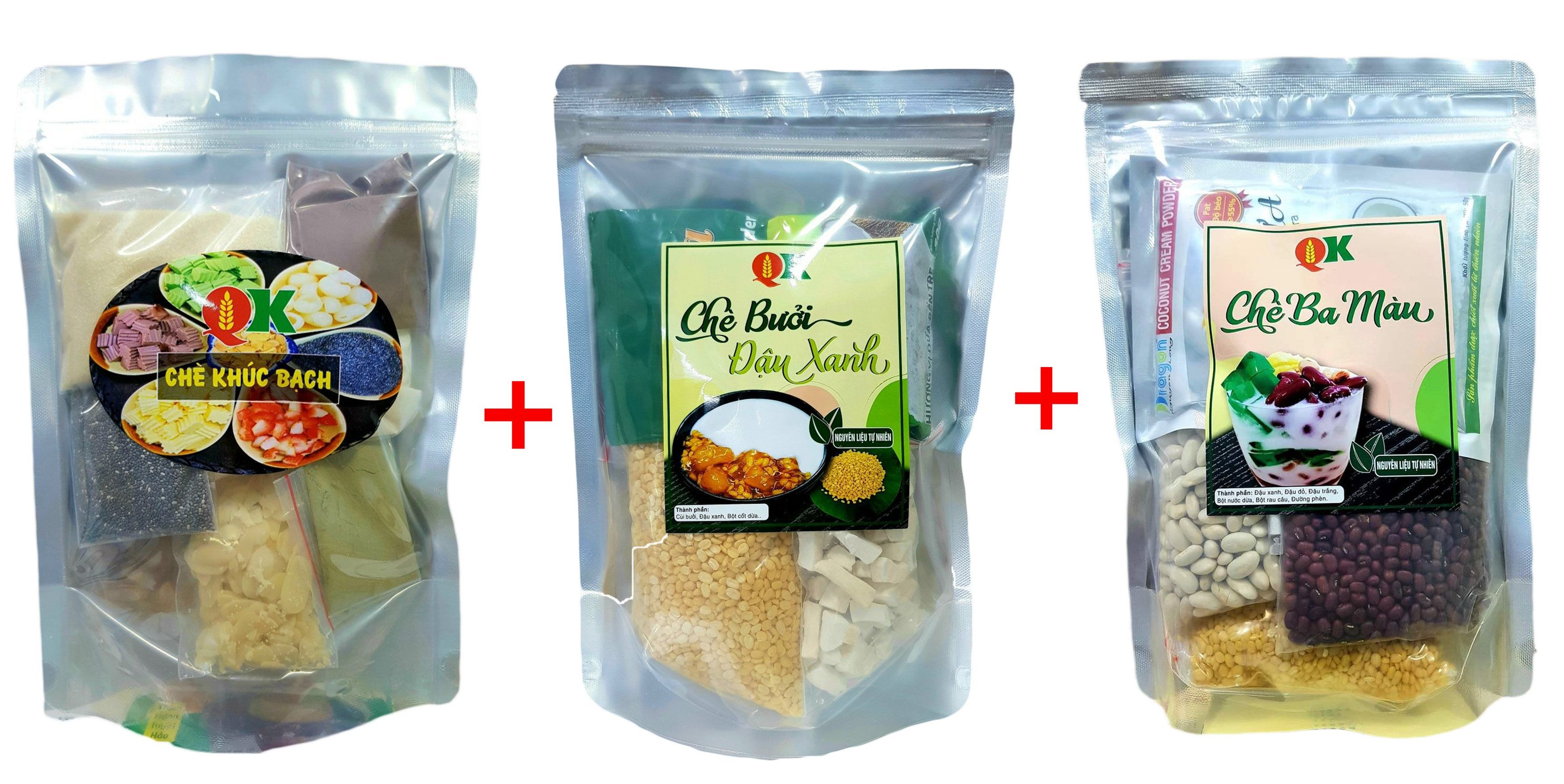 [Tết 2022]Set chè khúc bạch/ chè ba màu/ chè bưởi đậu xanh