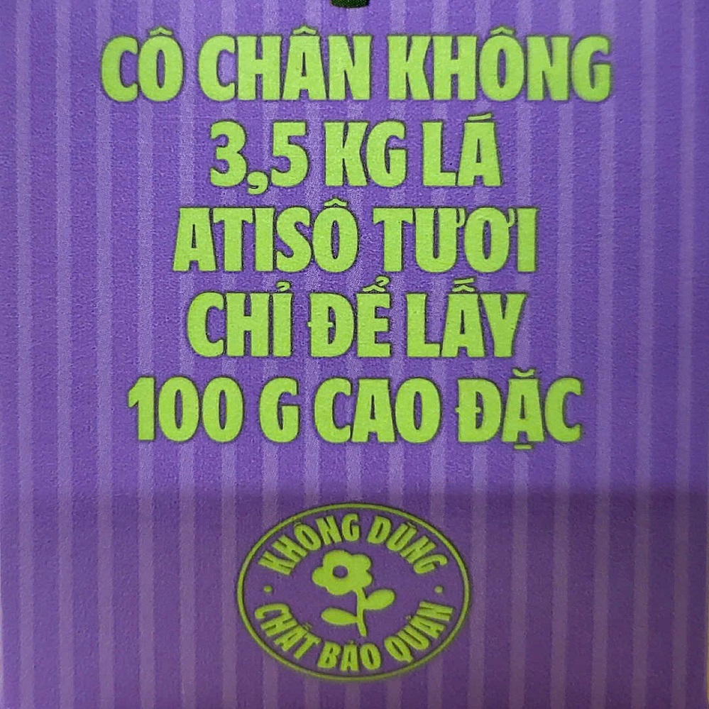 [Hộp 1 Lít – KHÔNG ĐƯỜNG] TRÀ ATISÔ VFRESH [VN] VINAMILK (Sugar Free) Artichoke Drink