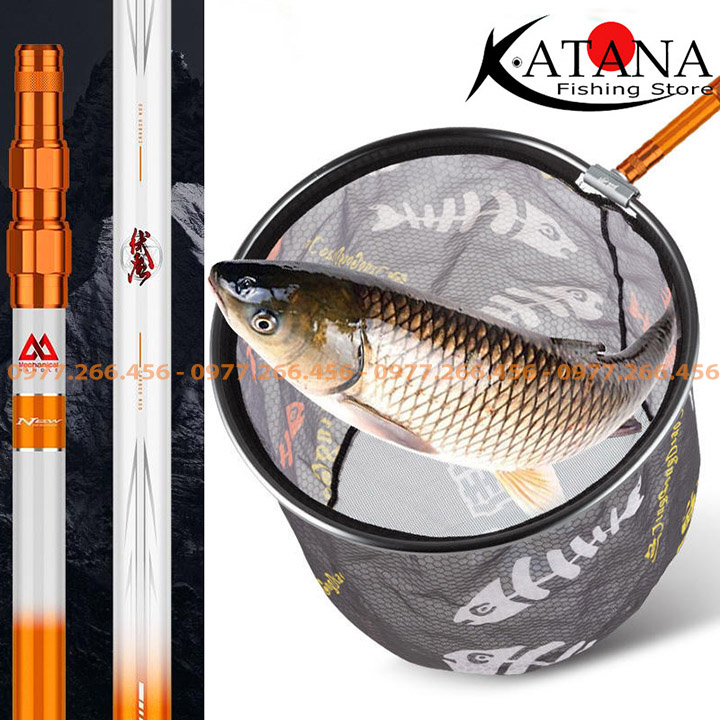 Vợt Cá Carbon MC 1m7, 2m1, 2m5, 2m7, 3m