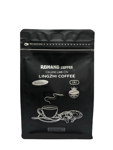 RomanoCoffee Cà phê Linh Chi 2in1 (Gói 200gr)