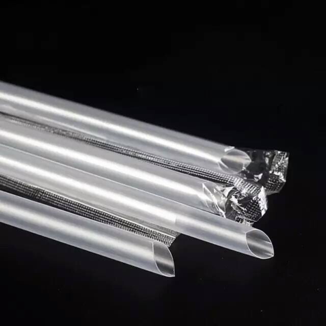 Bịch 500 gr ống hút trắng trong đủ size