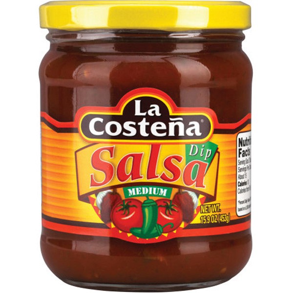 Sốt Salsa cà chua cay vừa hiệu La Costena Dip Salsa Medium - Xuất xứ Mexico 453g