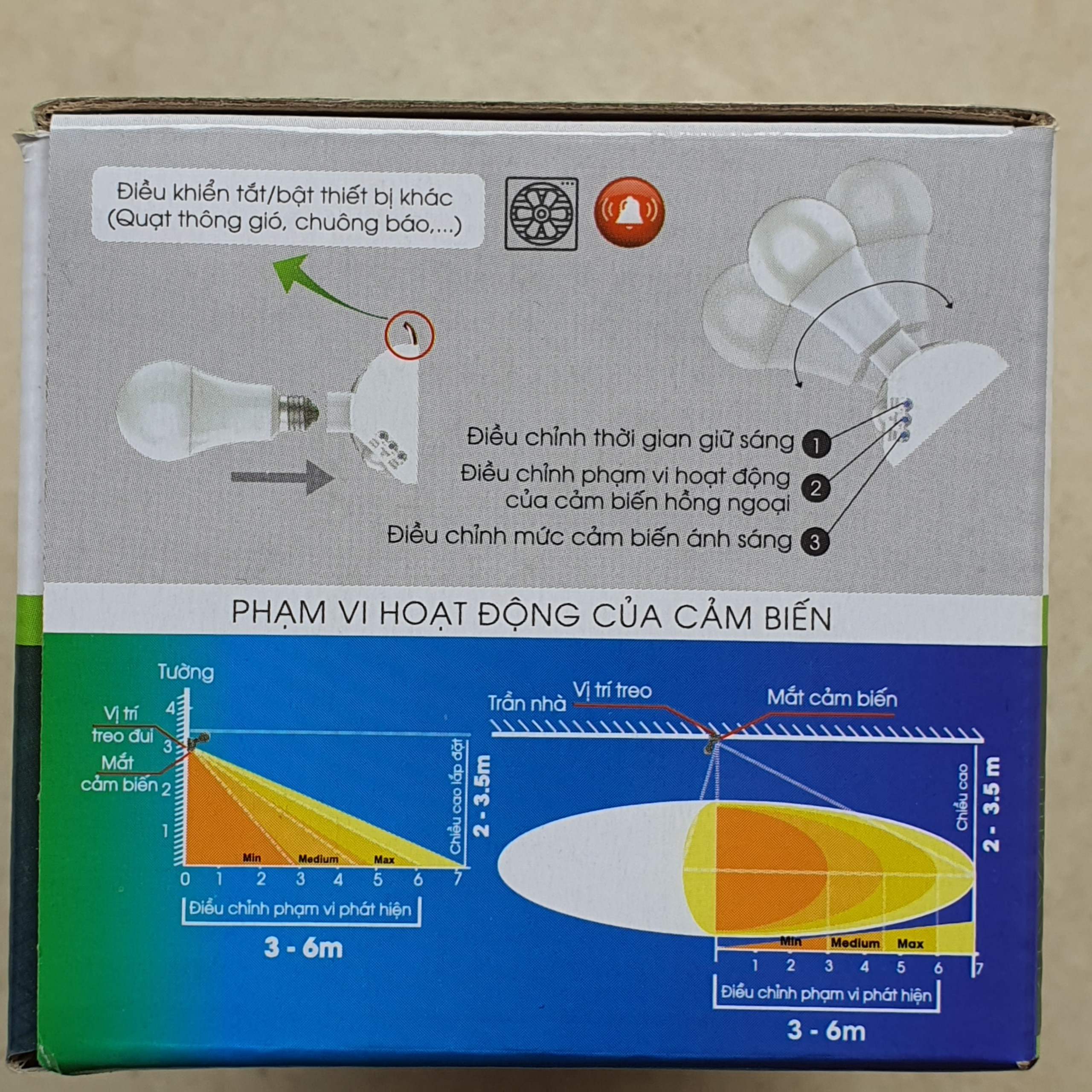 Đui Đèn Cảm Ứng Rạng Đông