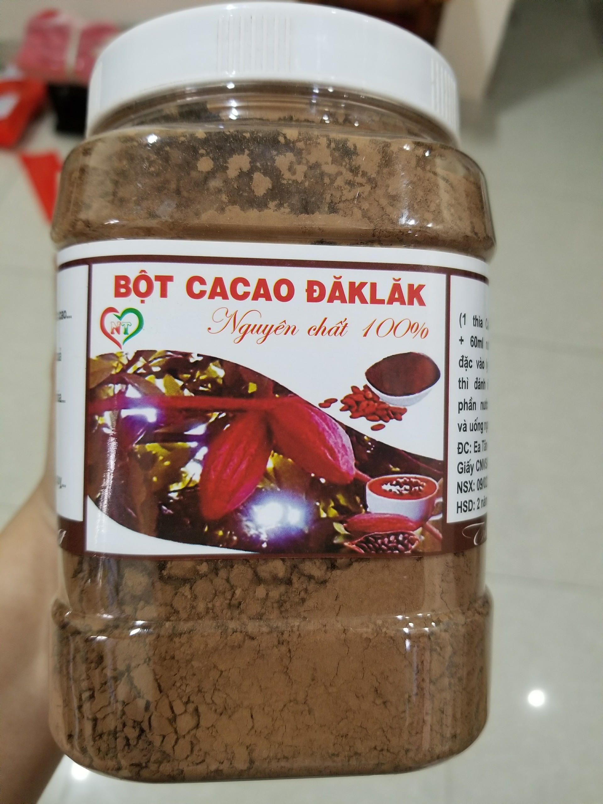 500Gr Pure Dak Lak Cocoa Powder
