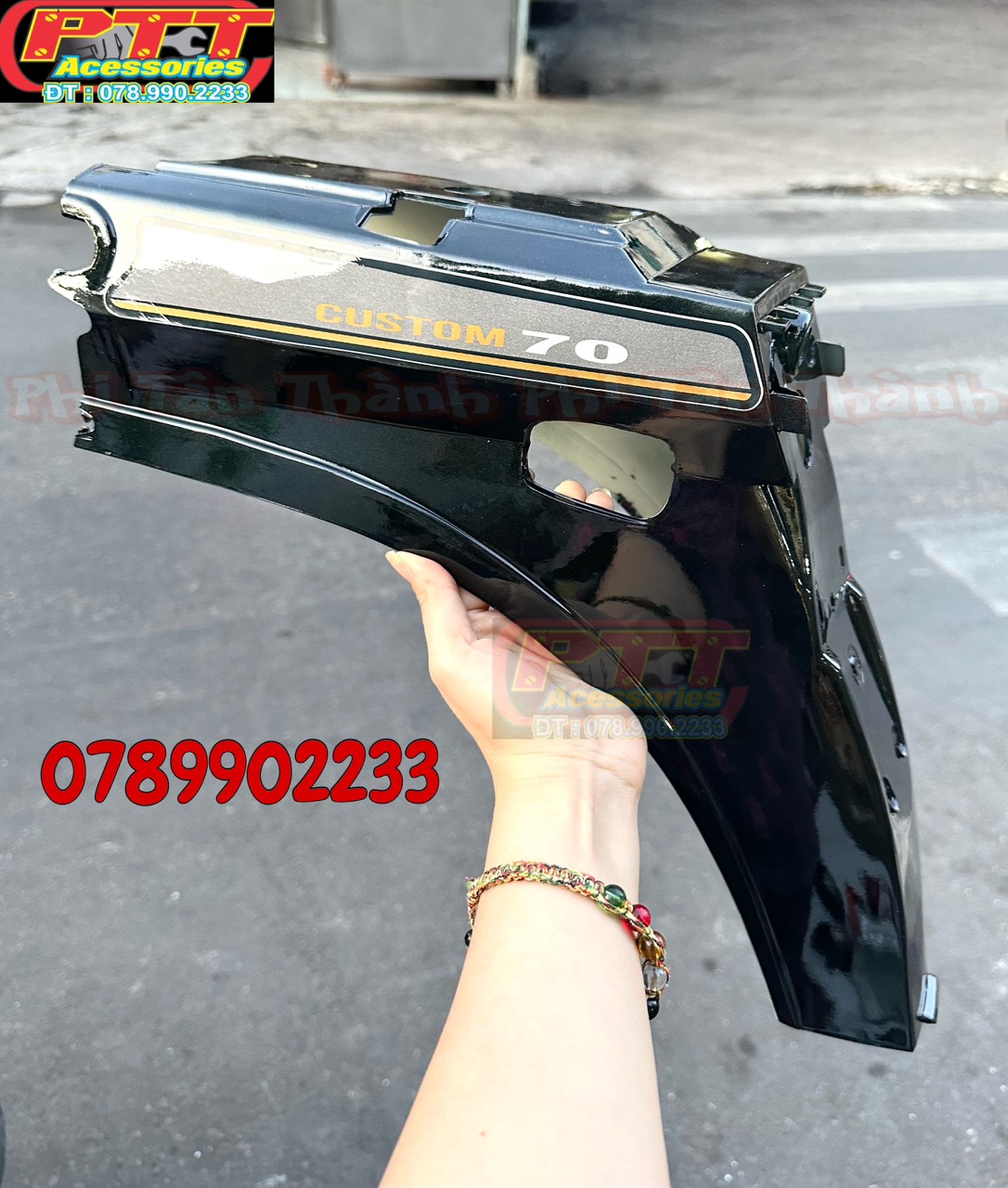 DÀN ÁO Xe CUSTOM XANH RÊU ( CÓ TEM )