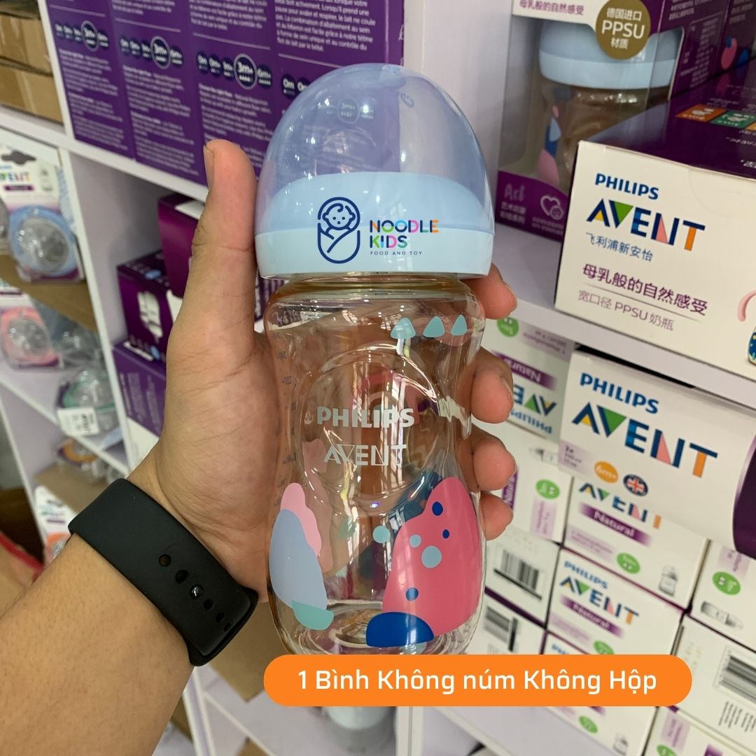 Bình sữa Avent Natural PPSU 125ml 260ml 330ml [Được chọn núm 0 - Y][CHÍNH HÃNG]