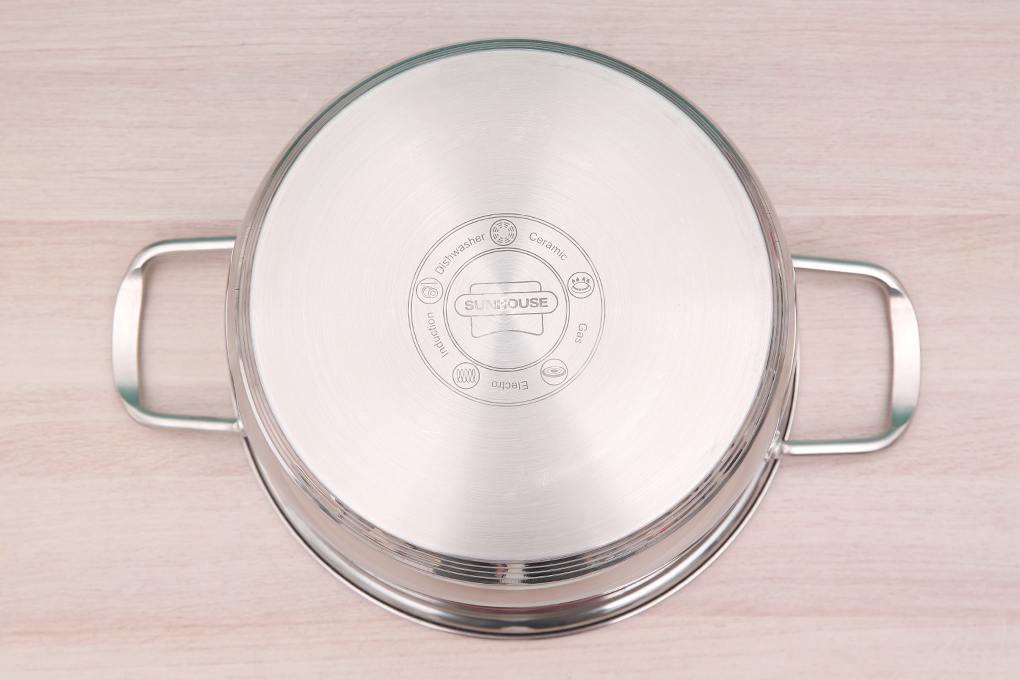 BỘ 3 NỒI INOX 5 ĐÁY SUNHOUSE SHG788 (DÙNG TRÊN MỌI LOẠI BẾP)