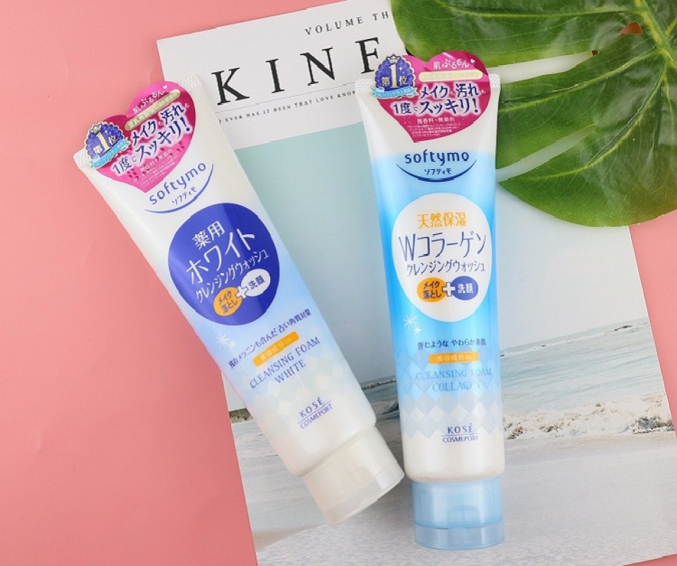 Sữa Rửa Mặt Dưỡng Ẩm Kosé Softymo Cleansing Foam (190g)