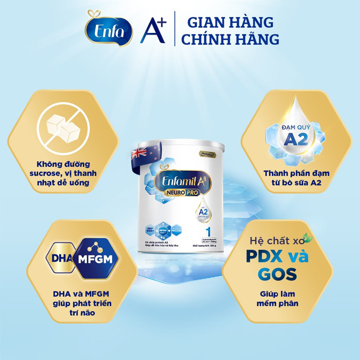 [HCM]Sữa Bột Enfamil A2 Neuropro 3 – 350g