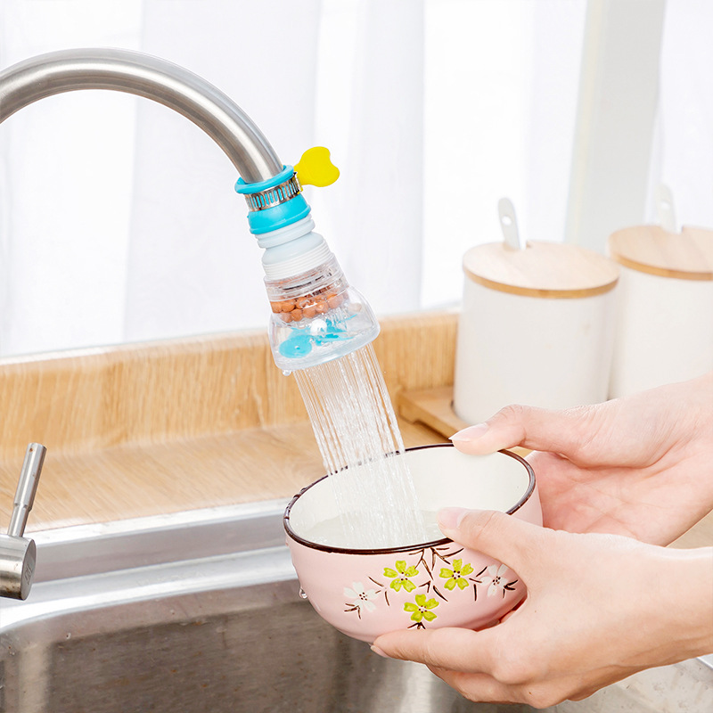Water filter at the faucet