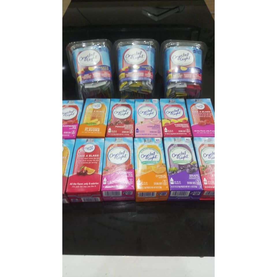 10 Gói Crystal Light Mix Vị