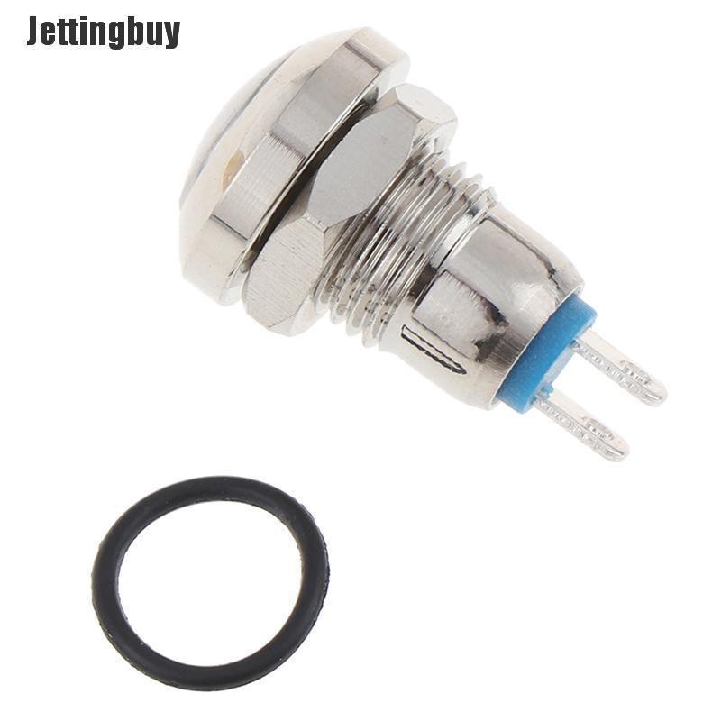 Jettingbuy 8mm mini metal push reset button switch on off high head switch push button