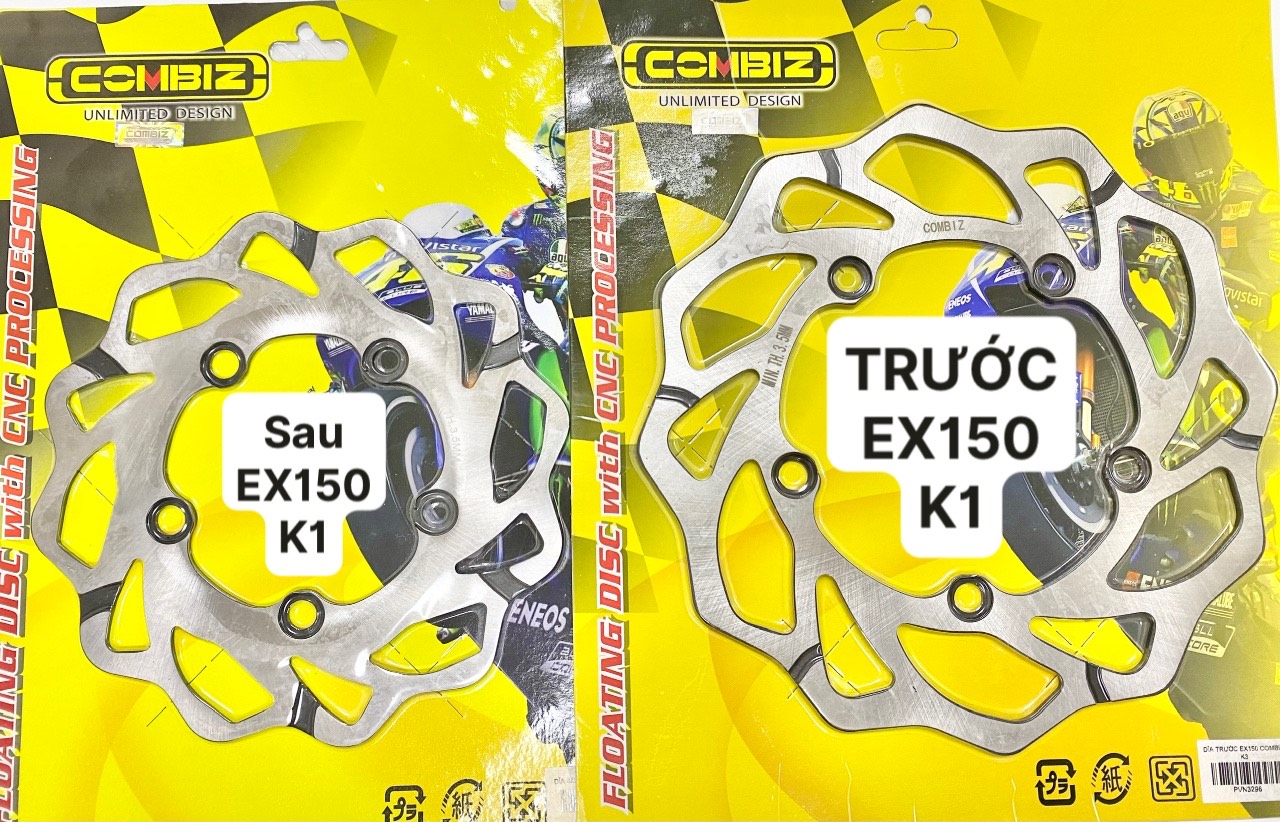 DĨA THẮNG TRƯỚC SAU EX135/EX150/WINNER150 COMBIZ