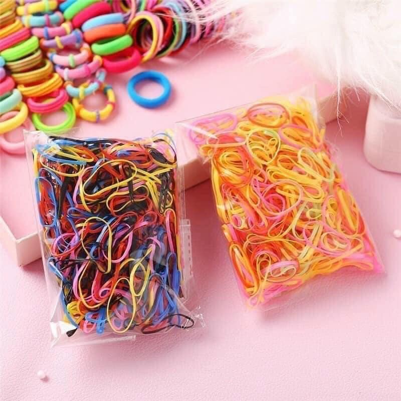 Hộp cột tóc 780 chi tiết cho bé, Kẹp tóc / chun tóc