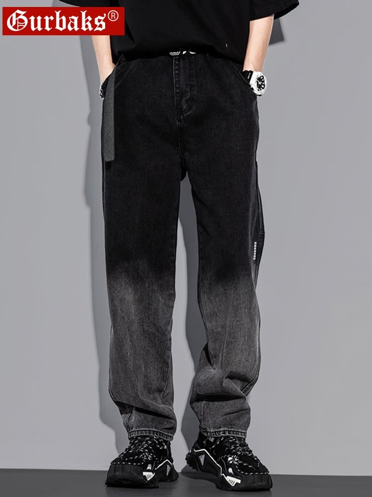 Quần ống rộng- baggy jean nam - thiết kế đơn giãn