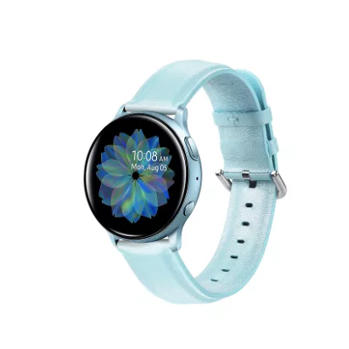 Dây da đồng hồ Galaxy Watch Active 2 chốt thông minh size 20mm