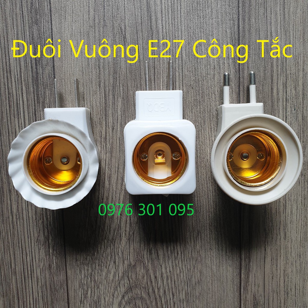 Đuôi Đèn E27 Có Công Tắc