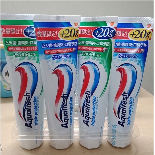[HCM]Kem đánh răng Aquafresh +20gr (2 mùi vị)