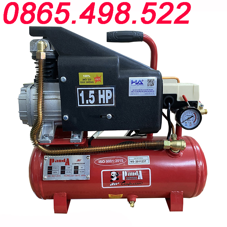 Máy nén khí có dầu liền trục panda pt-4213 1.5hp 12l