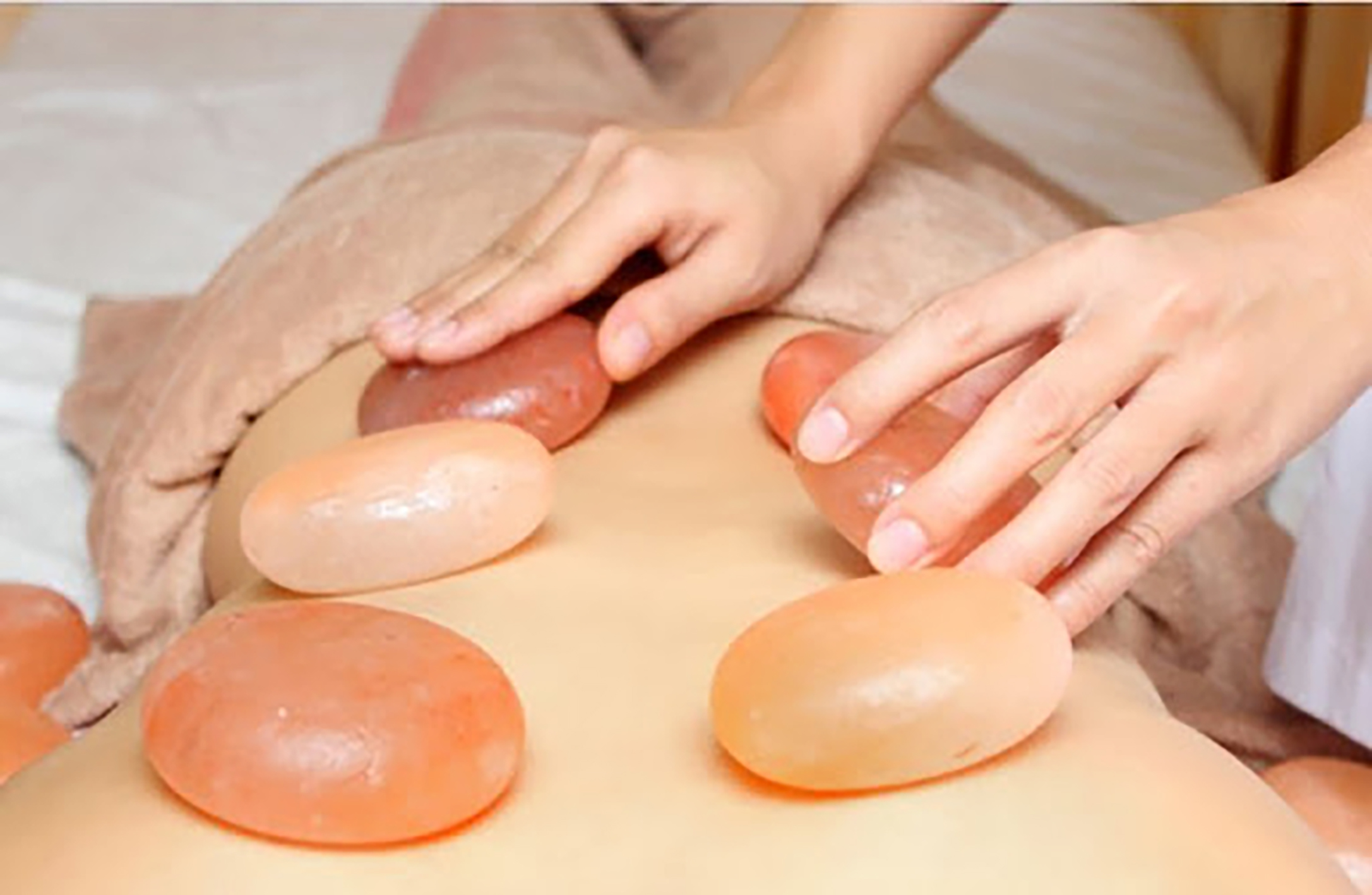 Đá nóng massage spa nhiều size - Đá núi lửa - Đá mát xa