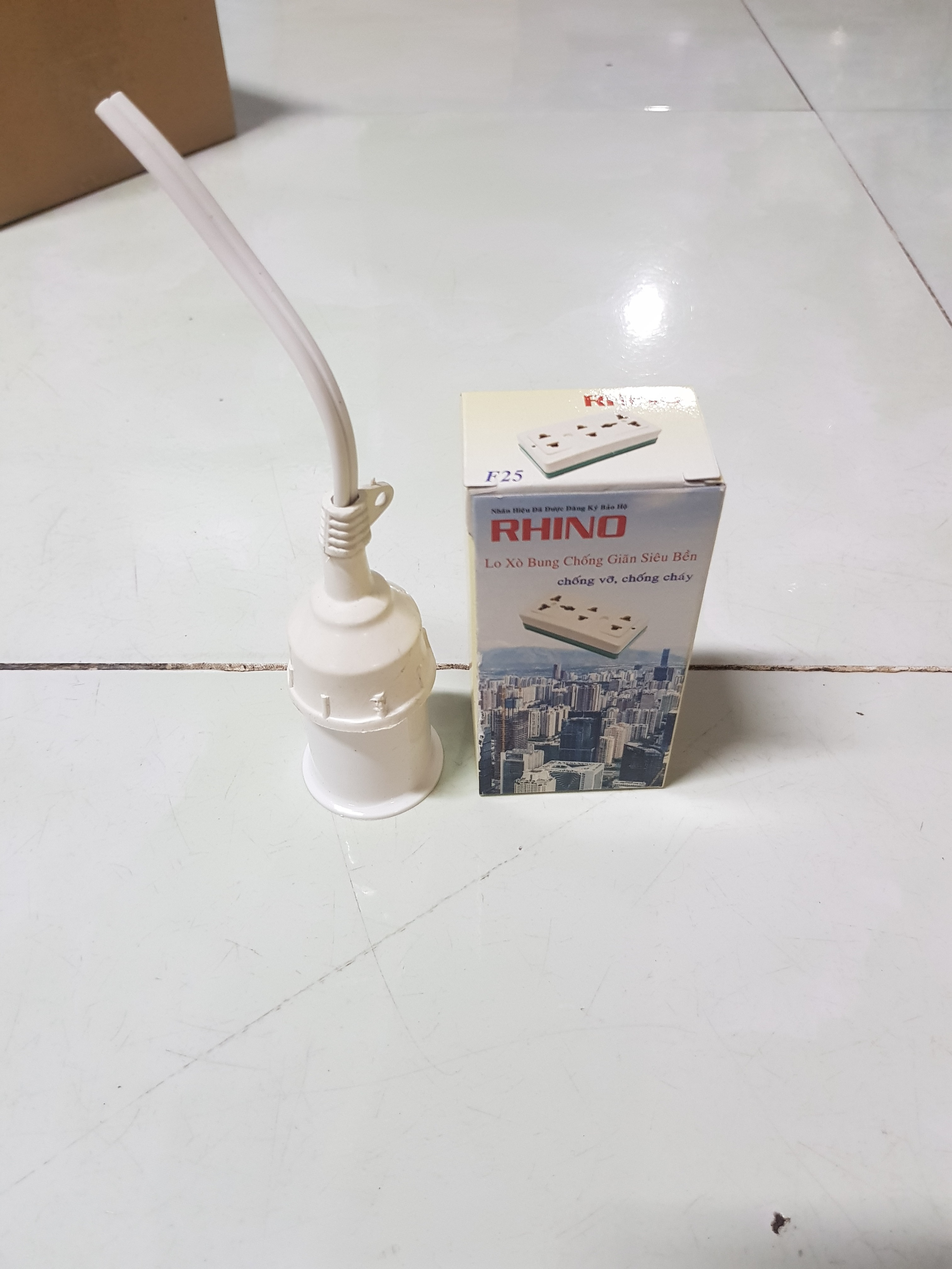 [HCM]Bộ 2 Đui đèn E27 kín nước
