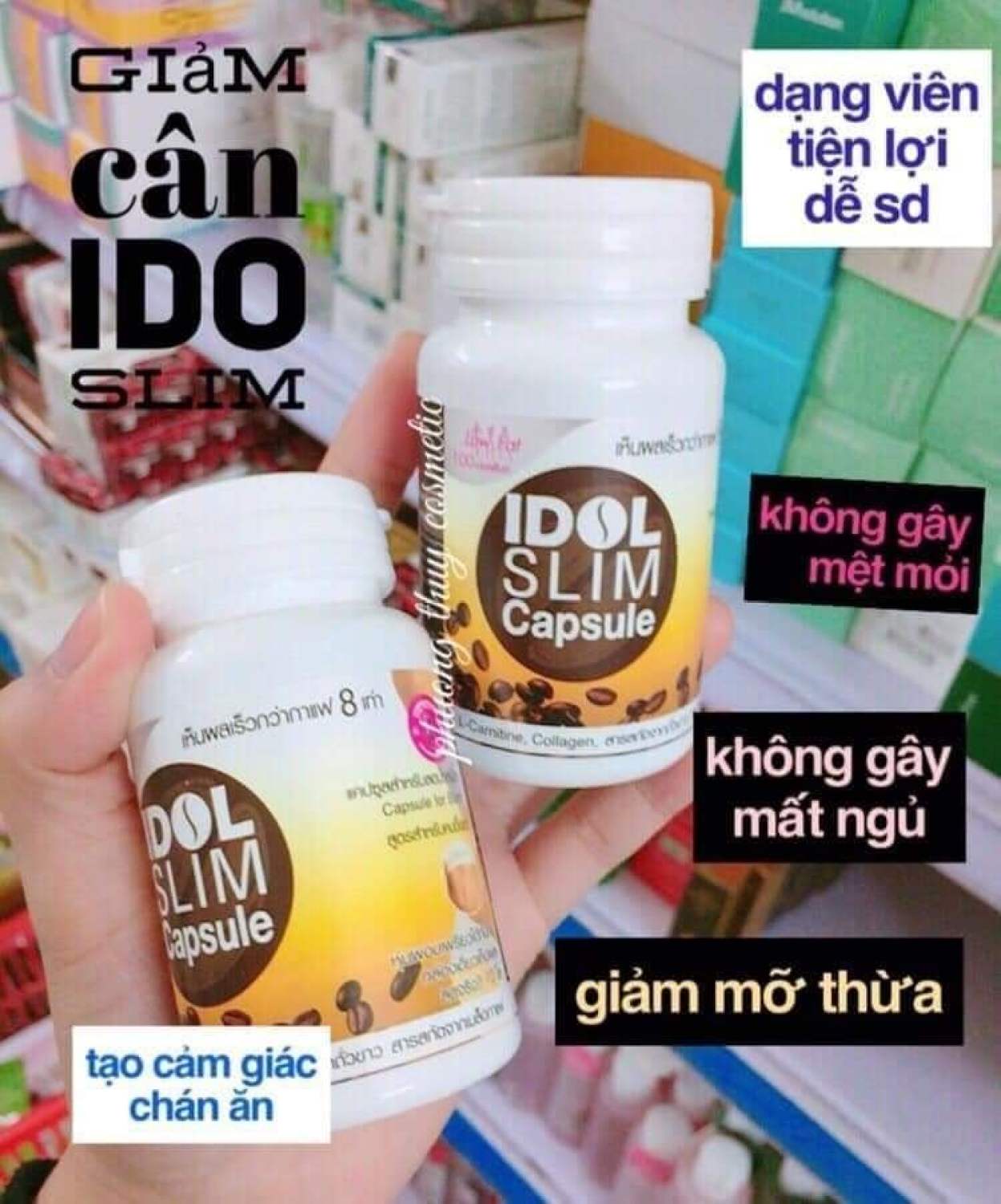 #Cà phê giảm cân IDOL SLIM Capsule dạng viên nang