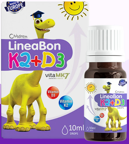 LineaBon D3K2 - Sản phẩm hỗ trợ trẻ hấp thu canxi vượt trội