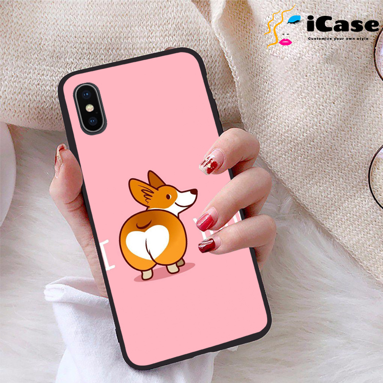 Ốp lưng iPhone X viền dẻo TPU BST Kawai