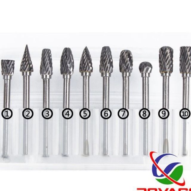 Mũi Phay Đa Năng- Mũi Hợp Kim Vonfam Rất Cứng Để Phây Nhựa Thôm Sắt Thép