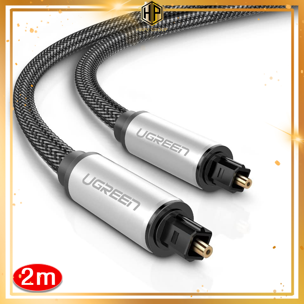 Cáp audio quang Ugreen AV108 vỏ nhôm cao cấp - Hapugroup