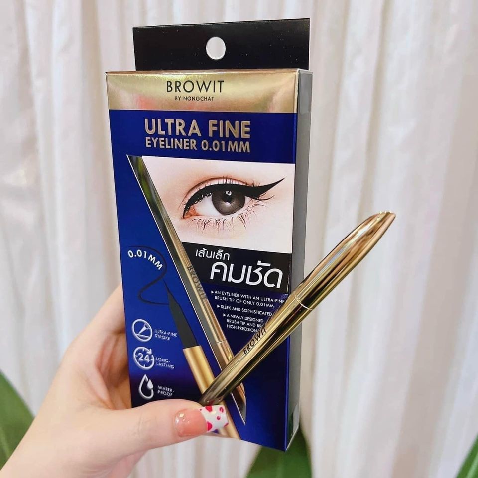 Bút kẻ mắt nước siêu mảnh browit nongchat ultra fine eyeliner 0.01mm