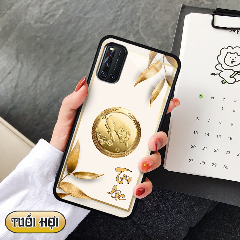 Ốp lưng kính 12 con giáp cho Vivo V19