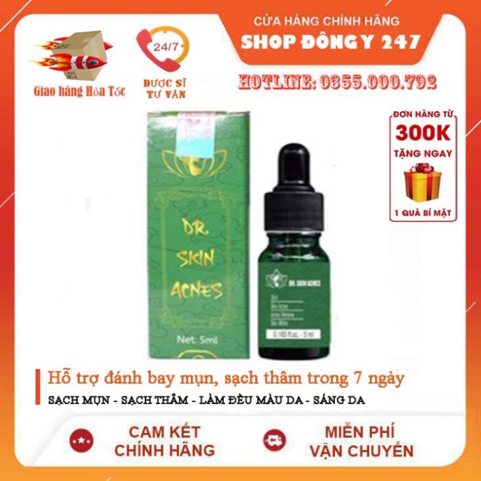 ✅ Serum Mụn Dr.Skinacnes 👍 ❤️ ( Giảm Mụn - Giảm Thâm- Sẹo Rỗ Lâu Năm - Sáng Da )