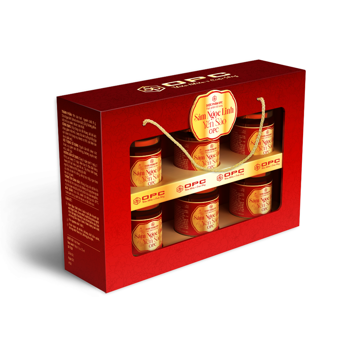 Opc Ginseng Ngoc Linh Yen Sao (Box of 6 Bottles X 75ml)
