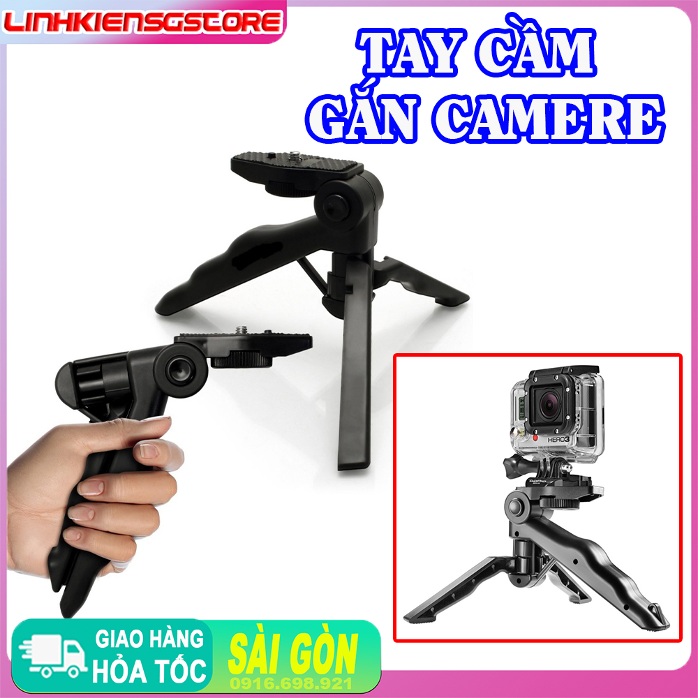[HCM]Tay cầm kiêm tripod mini gài gopro