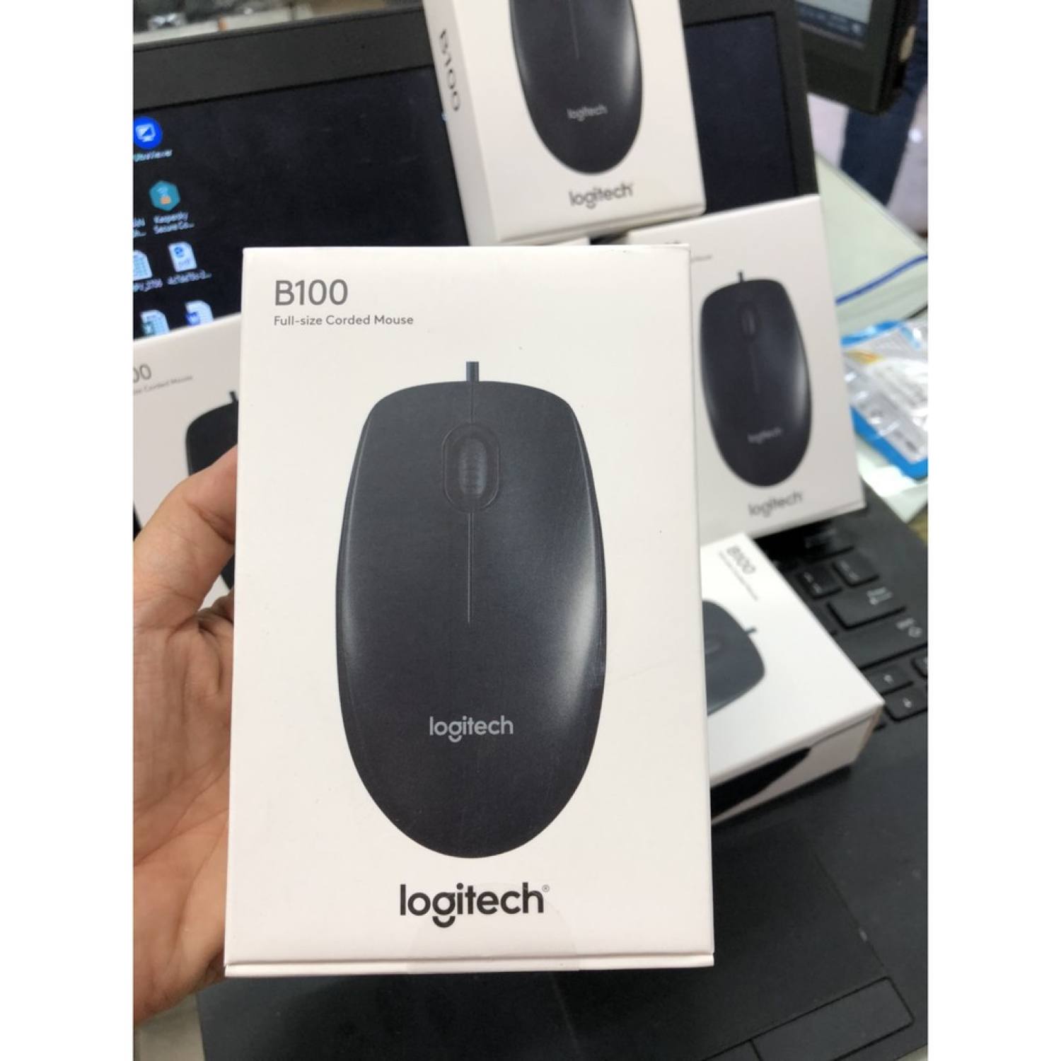 Chuột Máy Tính Logitech B100 Chuyên Game Văn Phòng