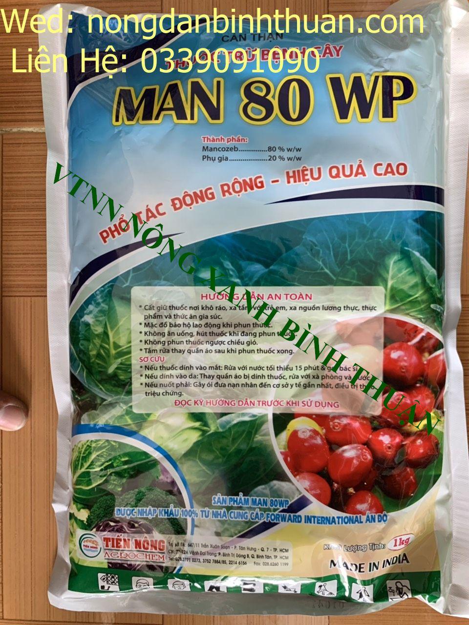 Thuốc trừ bệnh Man 80 WP Tiến Nông