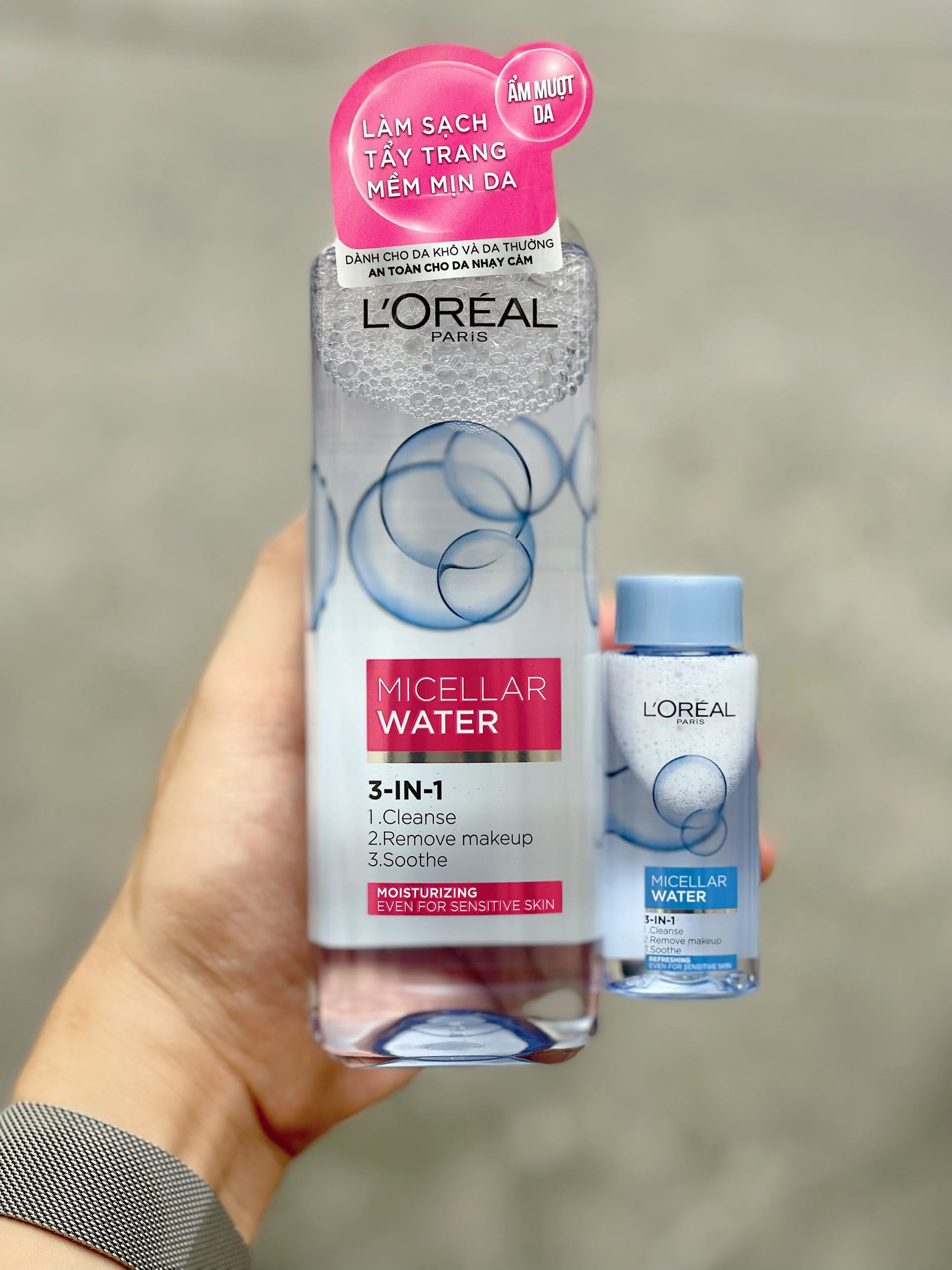 Nước tẩy trang Loreal - L'Oreal Paris 3-in-1 Micellar Water