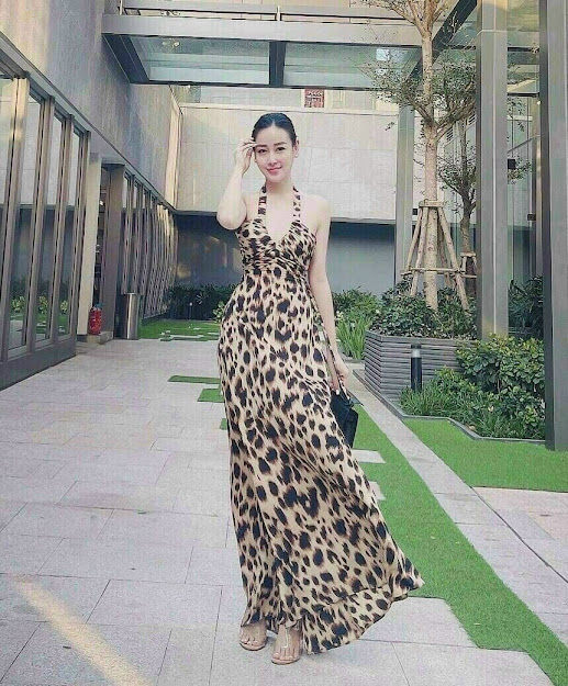 [HCM]ĐẦM ÔM DA BEO HỞ LƯNG, ĐẦM ÔM HỞ LƯNG CÁCH ĐIỆU