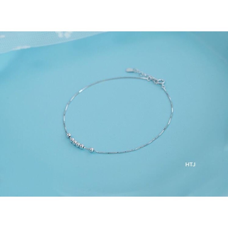 LẮC CHÂN LẮC TAY BẠC TA GẮN BI XINH XẮN - Chuyên sỉ trang sức bạc, cam kết giá tốt kèm bảo hành
