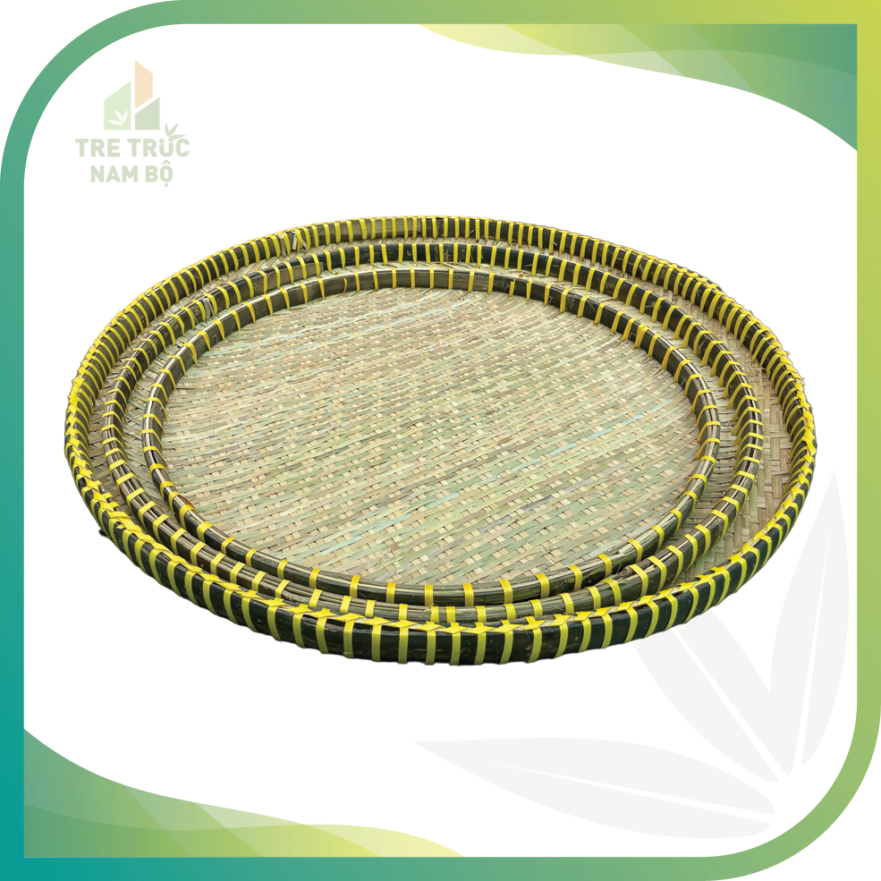Mẹt tre trang trí size lớn 60cm, mẹt phơi thực phẩm