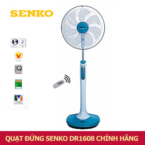 Quạt đứng Senko DR1608 + điều khiển remote