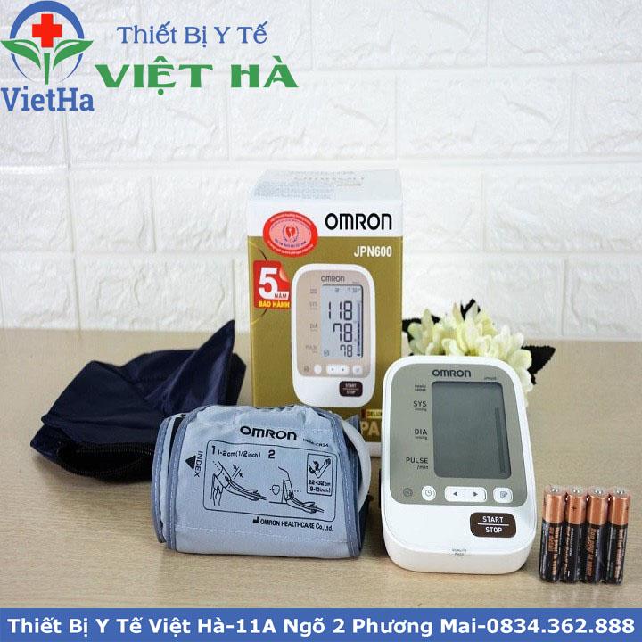 Áy đo huyết áp bắp tay Omron JPN600 Máy đo huyết áp điện tử