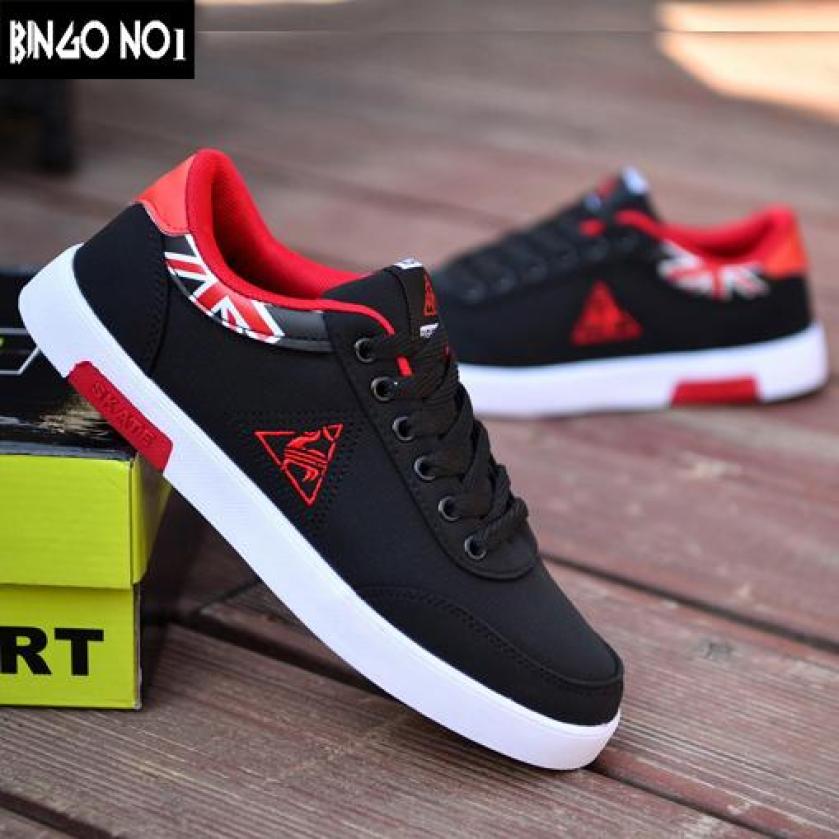 Giày Sneaker Nam Hàn Quốc Họa Tiết Cực Chất - Thời Trang BINGO (GHR02) - Giá Cực Sốc giá rẻ