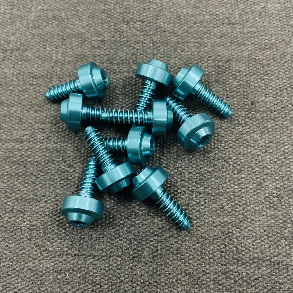 [COMBO 10 ỐC]  ỐC DÀN ÁO 5LY CHÂN XOẮN NHÔM CHO DÒNG XE YAMAHA SIÊU SÁNG (MÀU LỤC BẢO)