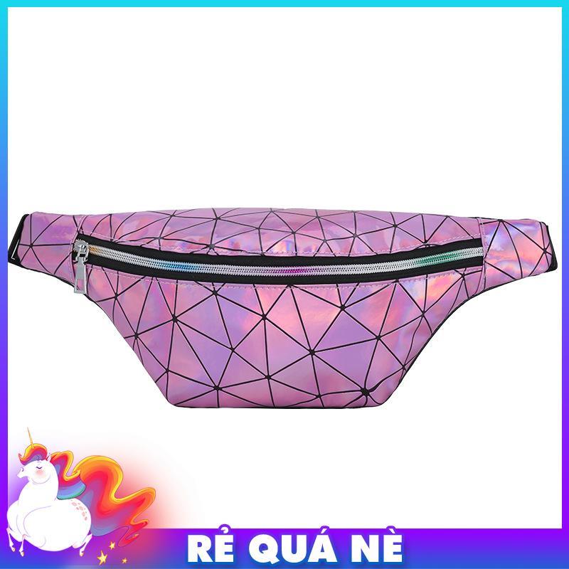Túi bao tử đeo chéo ánh cầu vồng ô tam giác 994 - requane