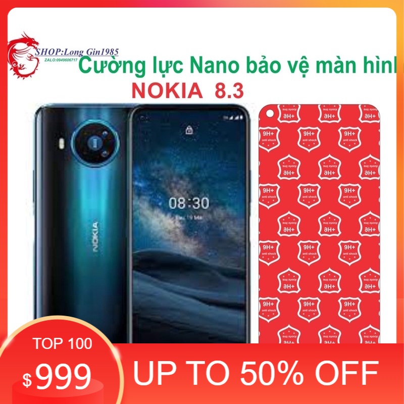 Nokia 8.3 Cường lực Nano chống va đập chống trầy xước tốt