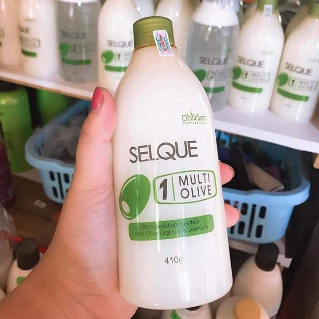 DẬP UỐN TÓC OLIVE (UỐN LẠNH) SELQUE OBSIDIAN CAO CẤP..530ML