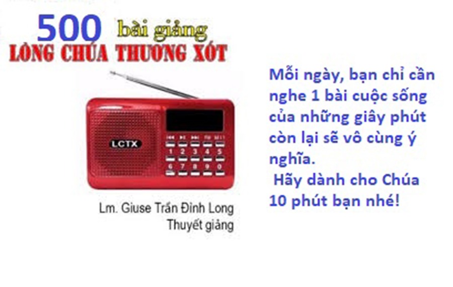 TRỌN Bộ máy 500 bài giảng lòng chúa thương xót làm quà tặng