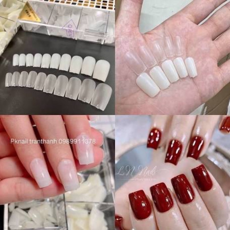 Móng úp hạt na tròn Hàn siêu HOT